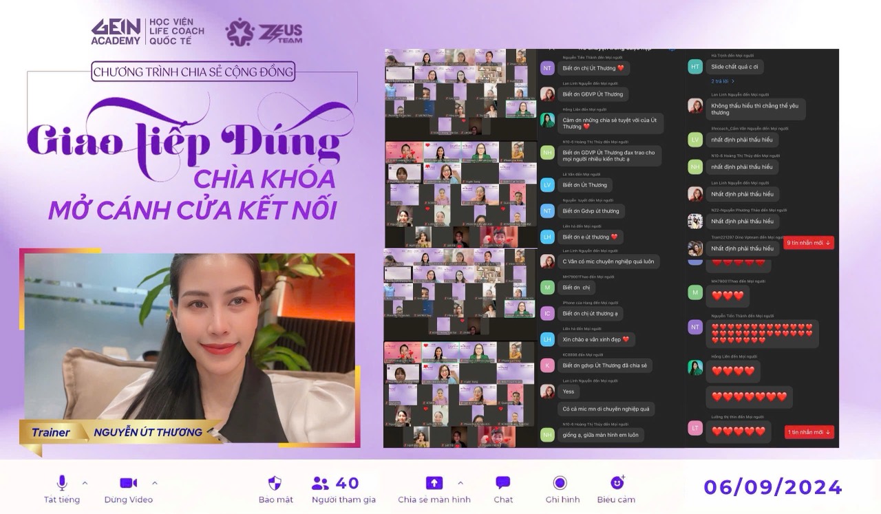 Buổi chia sẻ cộng đồng Giao tiếp đúng — Chìa khóa mở cánh cửa kết nối